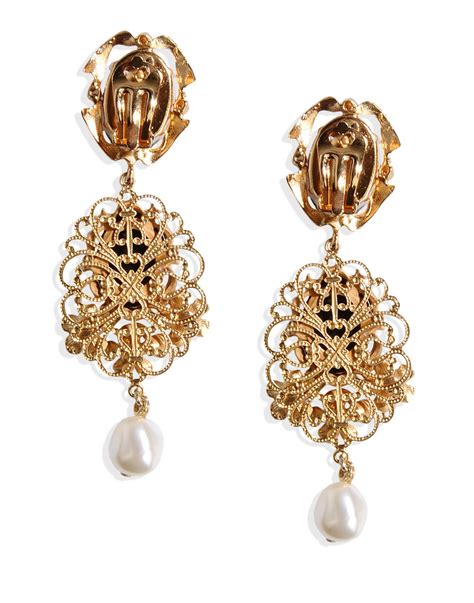 dolce and gabbana earrings studs|dolce and gabbana style earrings.